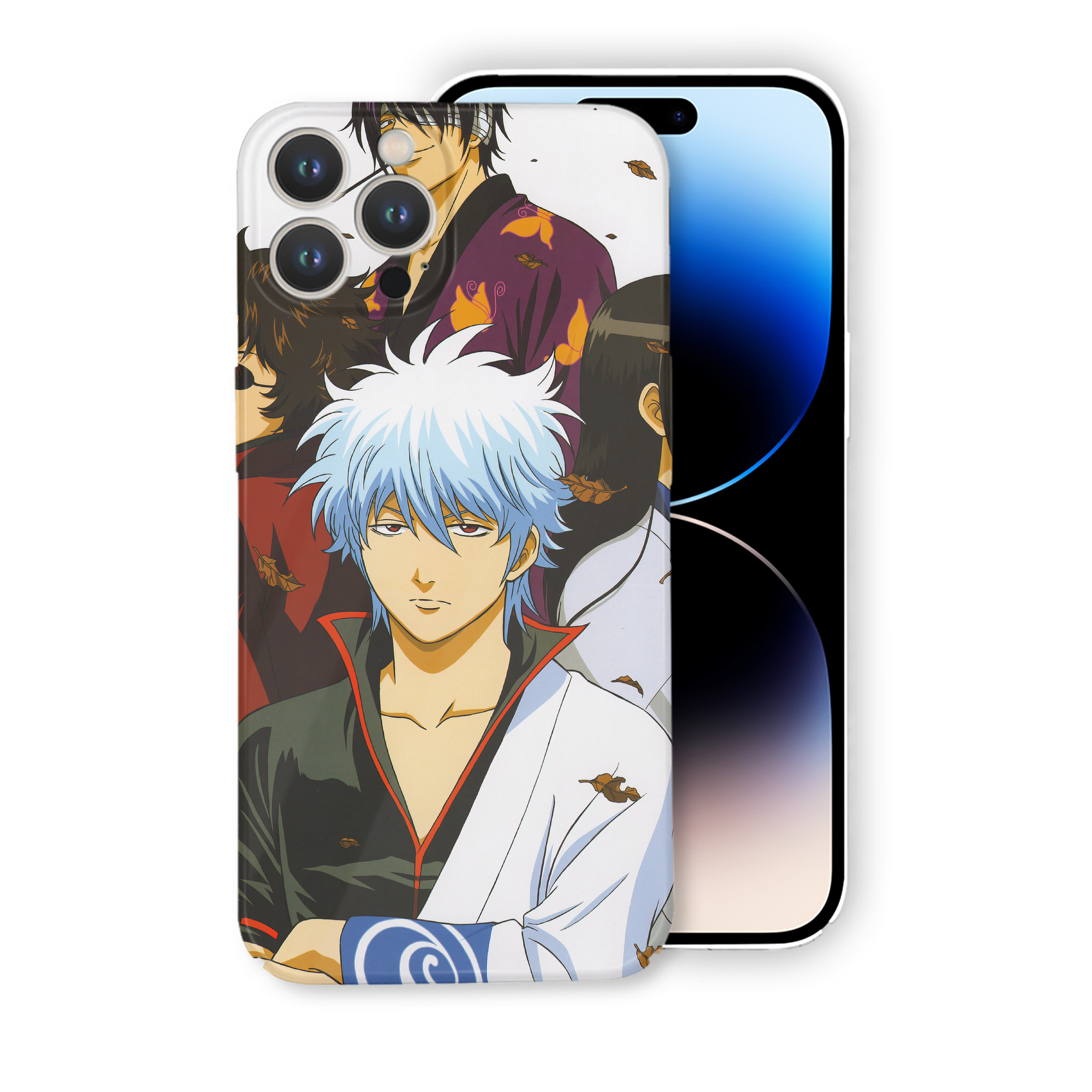 （画像用） ぎんたま 坂田銀時（さかたぎんとき） 神楽 志村新八（しむら しんぱち） GINTAMA Sakata Gintoki Kagura Shimura Shinpachi 【iPhone 14シリーズ対応】ハードケース